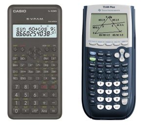 calculadora - Casio e Texas